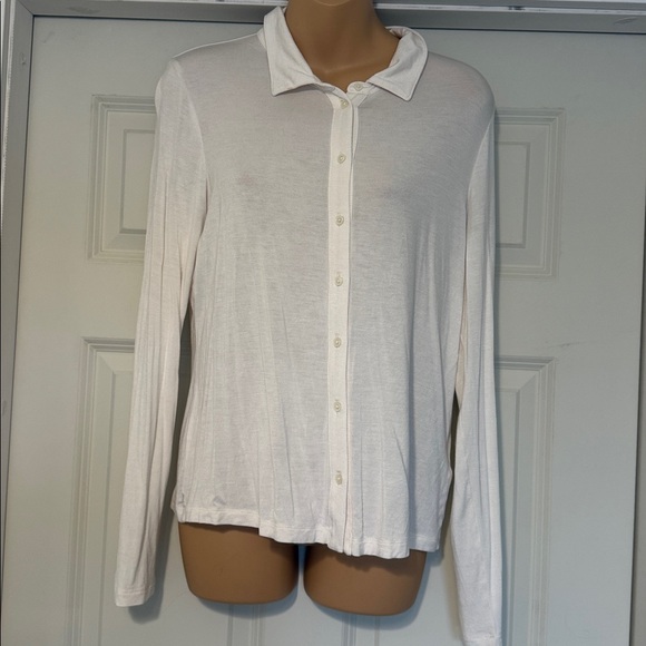 J. Crew Tops - J. Crew Soft Cream Button-Down Shirt